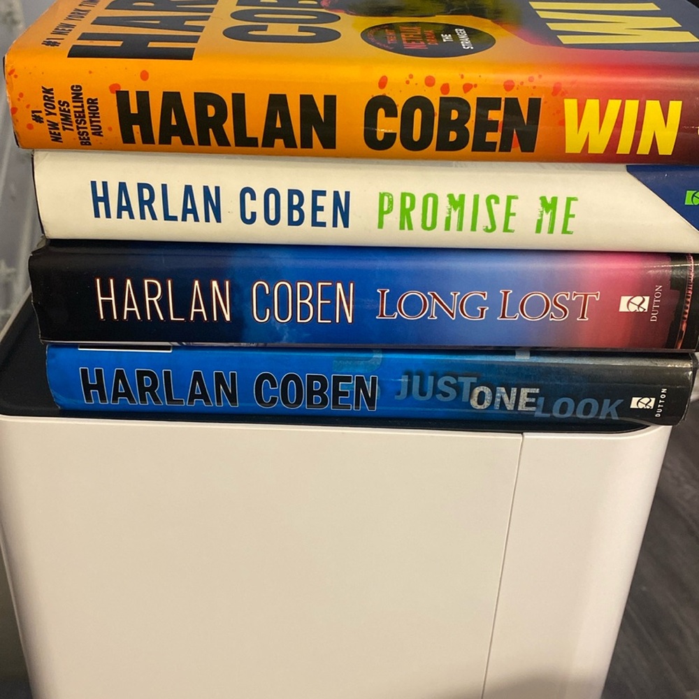 Harlan Coben Hardcover Thriller Novel lot
